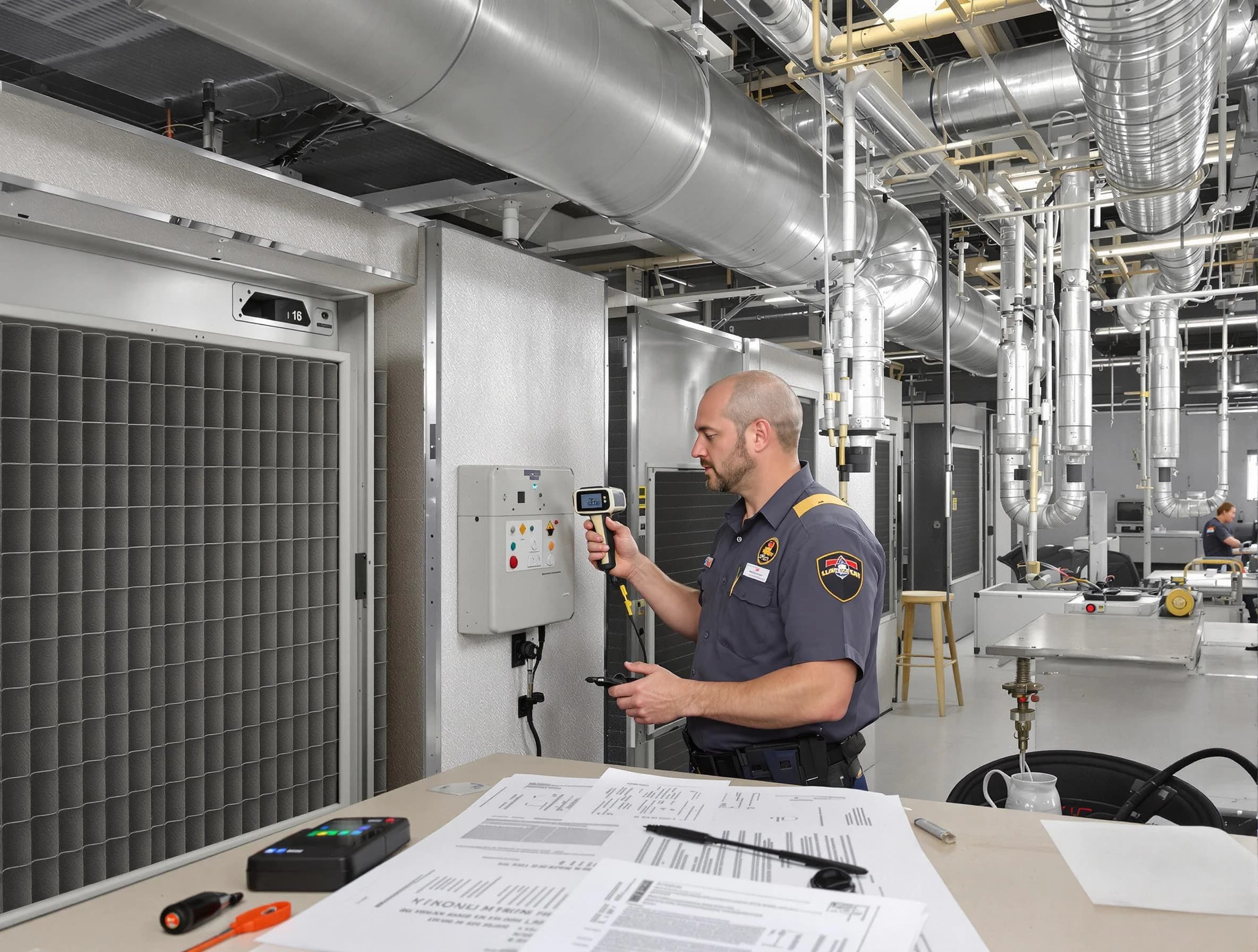 Professional filter system inspection by Shaler Air Duct Cleaning in Shaler