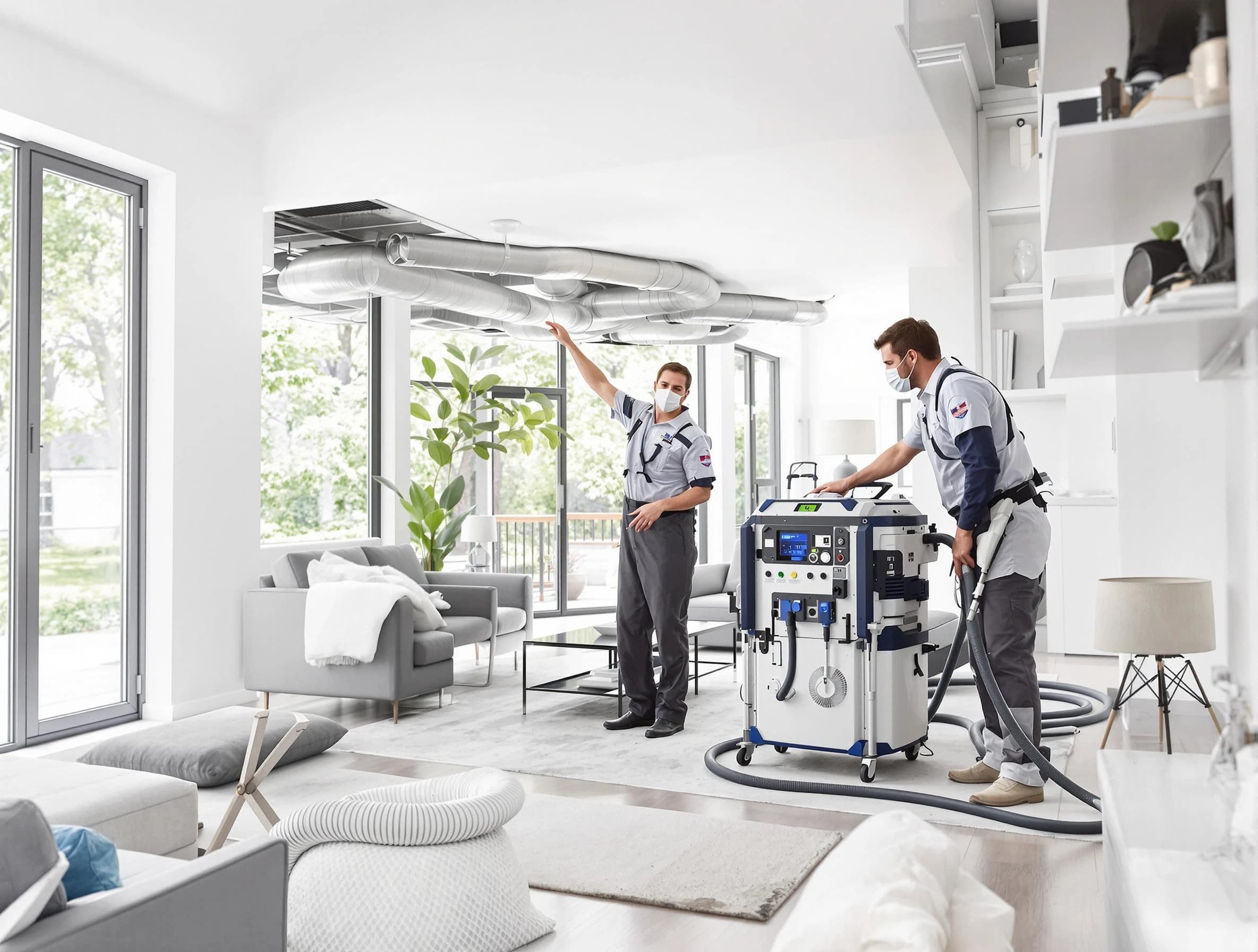 Shaler Air Duct Cleaning professional conducting pure air duct cleaning with state-of-the-art equipment in Shaler