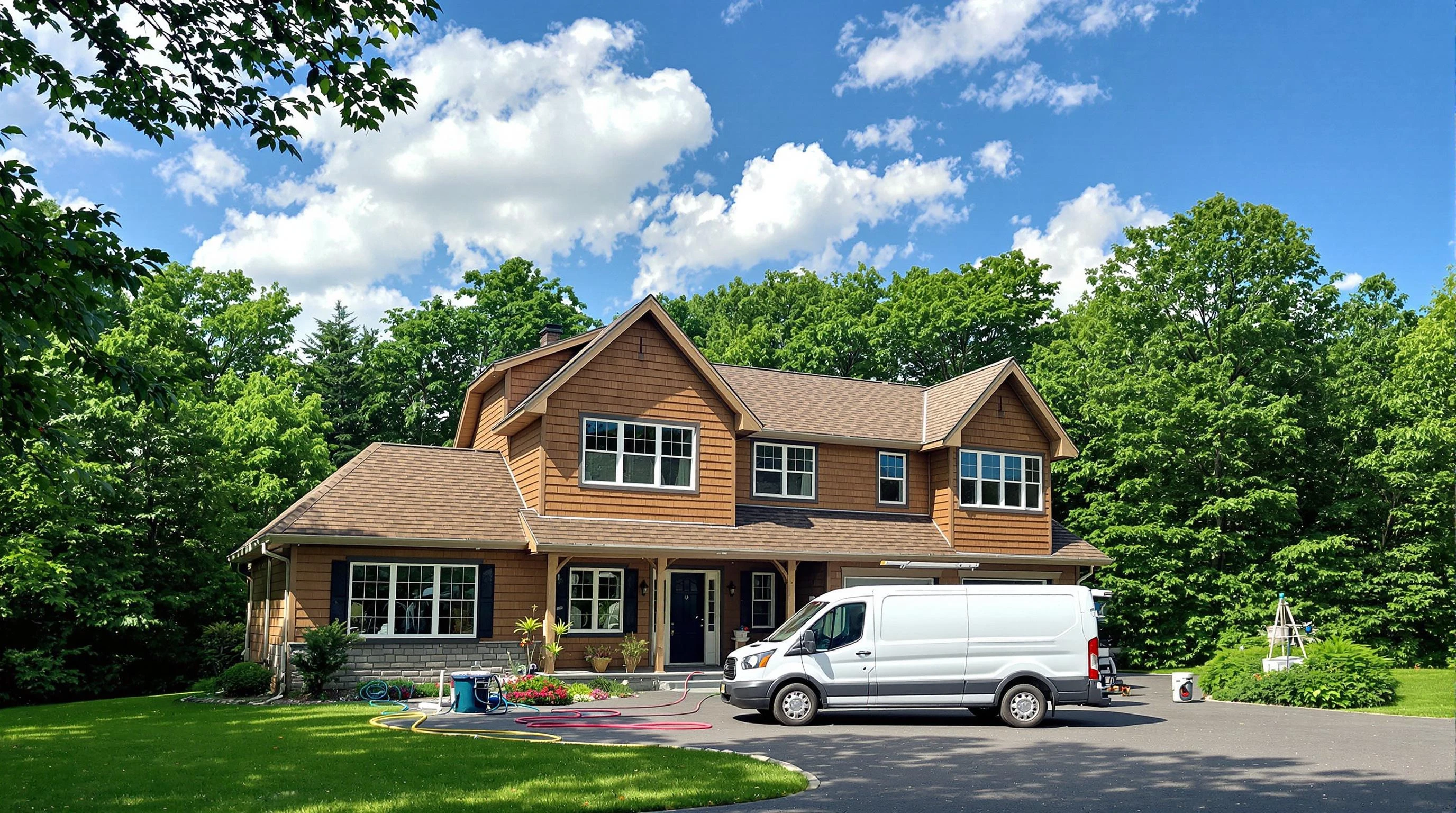 Shaler Air Duct Cleaning air duct cleaning crew working in Ross, PA