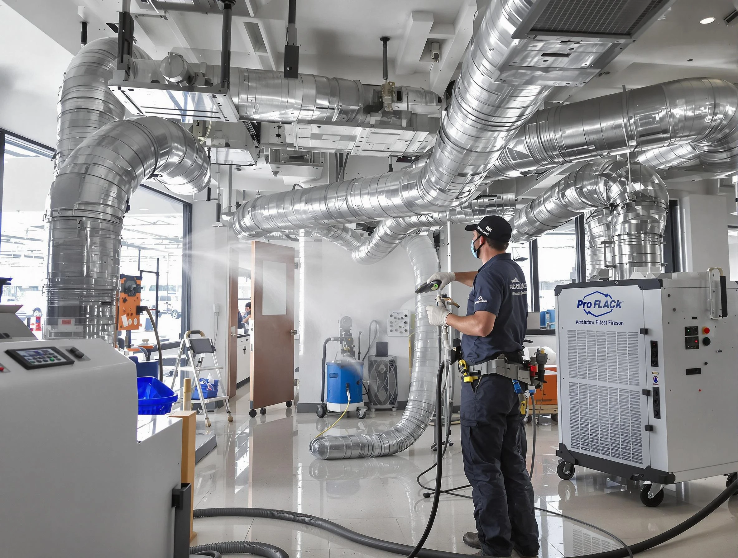 Negative Pressure Air Duct Cleaning in Shaler