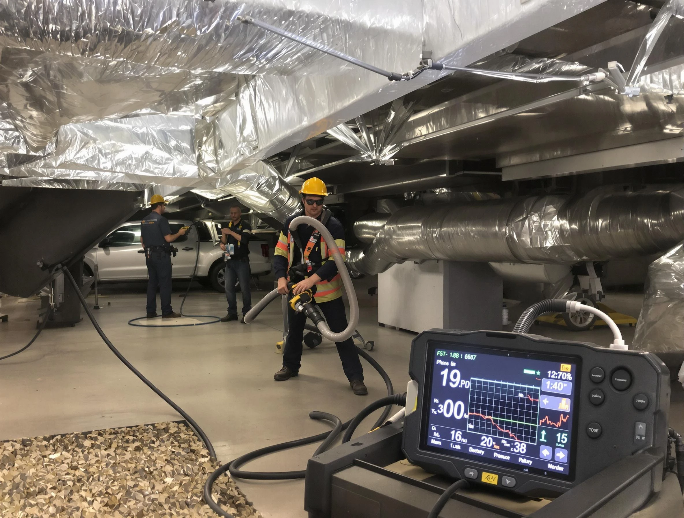 Professional negative pressure duct cleaning by Shaler Air Duct Cleaning in Shaler
