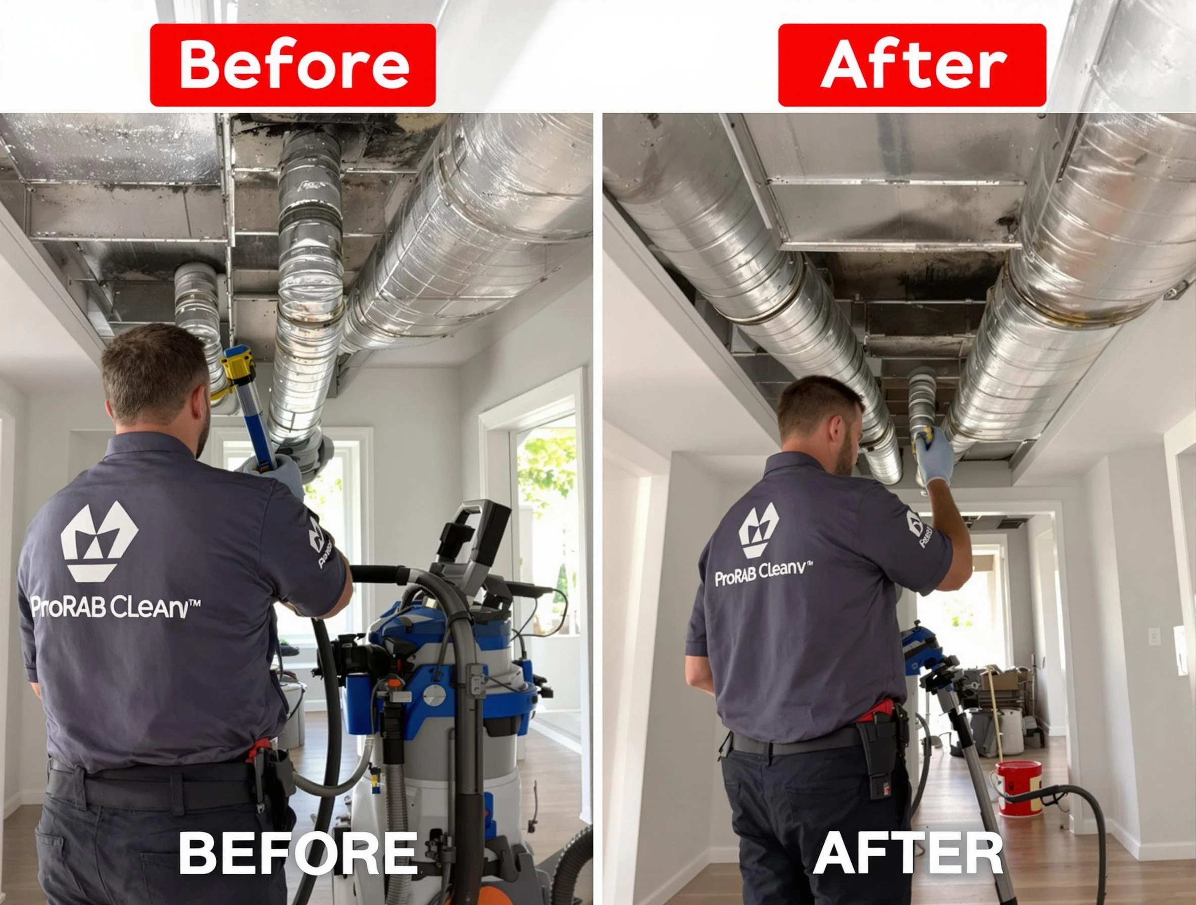 Shaler Air Duct Cleaning expert performing thorough residential duct cleaning in a Shaler home